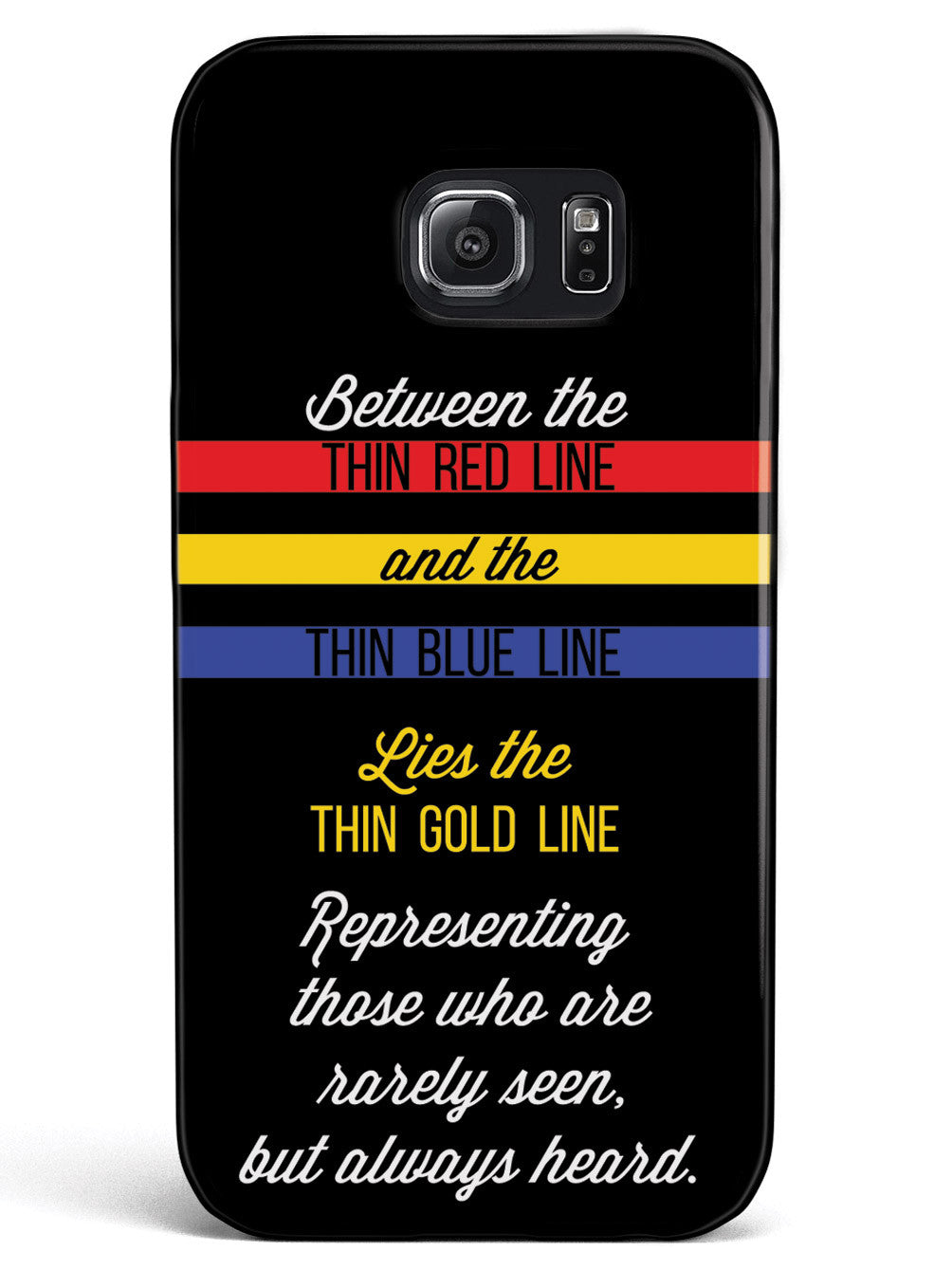 Between Red and Blue Lies Gold 911 Dispatch Case InspiredCases