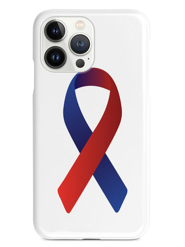 Red & Blue Awareness Ribbon Case