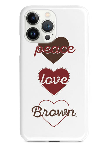 Peace, Love, Brown Case