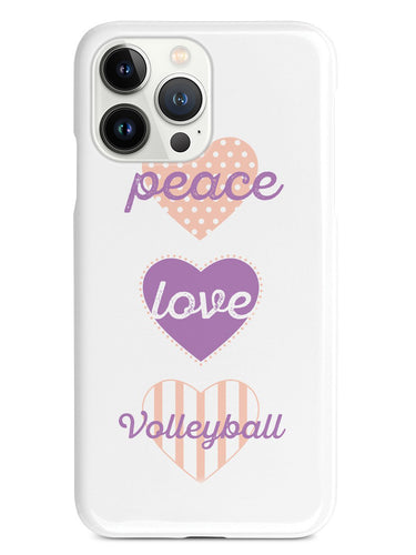 Peace Love Volleyball Case