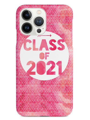 Class of 2021 - Pink Watercolor Case