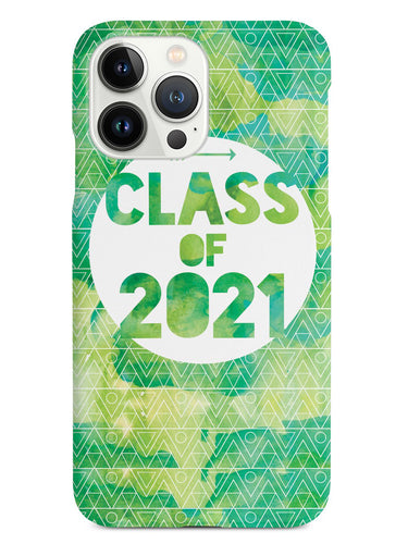 Class of 2021 - Green Watercolor Case