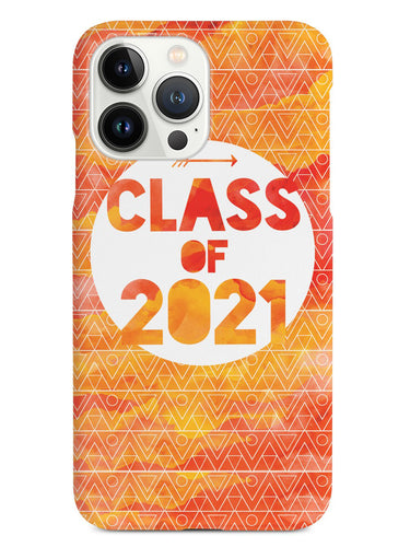 Class of 2021 - Orange Watercolor Case