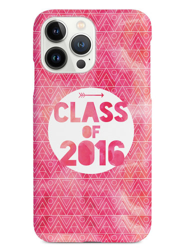 Class of 2016 - Pink Watercolor Case