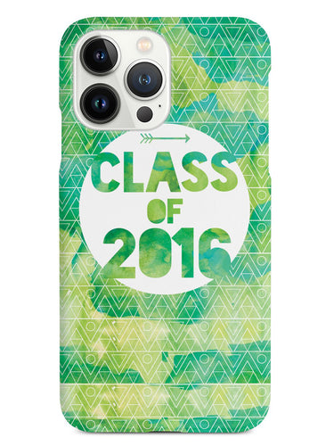 Class of 2016 - Green Watercolor Case