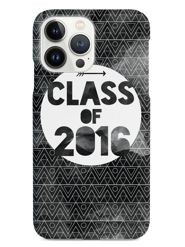 Class of 2016 - Black Watercolor Case