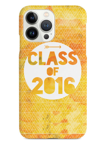 Class of 2016 - Yellow Watercolor Case