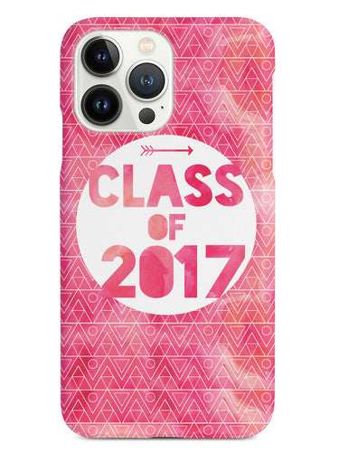 Class of 2017 - Pink Watercolor Case