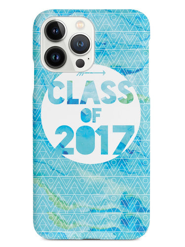 Class of 2017 - Blue Watercolor Case