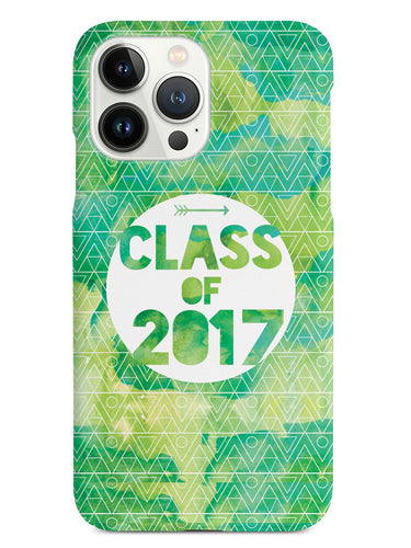 Class of 2017 - Green Watercolor Case