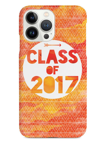 Class of 2017 - Orange Watercolor Case