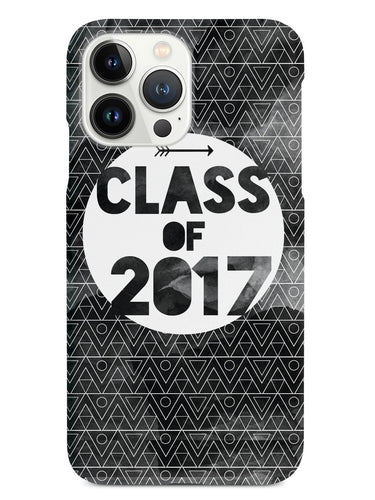 Class of 2017 - Black Watercolor Case