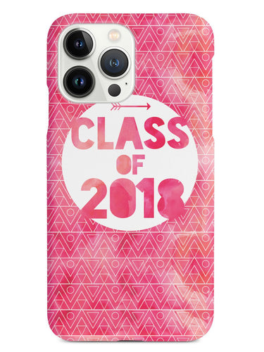 Class of 2018 - Pink Watercolor Case