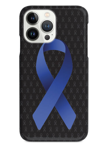 Blue Awareness Ribbon - Black Case