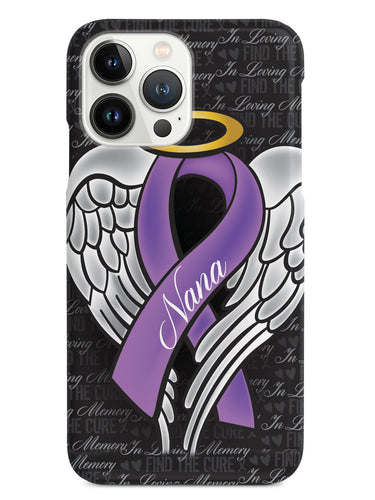 In Loving Memory of My Nana - Purple Ribbon Case