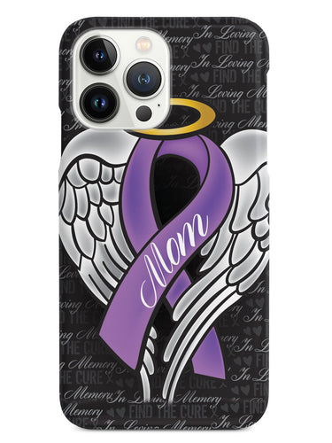 In Loving Memory of My Mom - Purple Ribbon Case