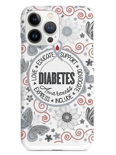 Diabetes - Butterfly Pattern Case