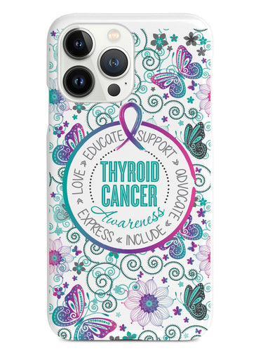 Thyroid Cancer - Butterfly Pattern Case