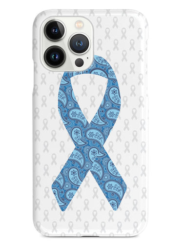 Thyroid Awareness Paisley Ribbon - White Case