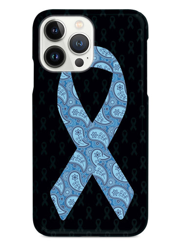 Thyroid Awareness Paisley Ribbon - Black Case