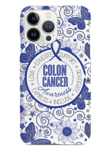 Colon Cancer - Butterfly Pattern Case