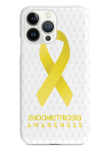 Endometriosis - Awareness Ribbon - White Case