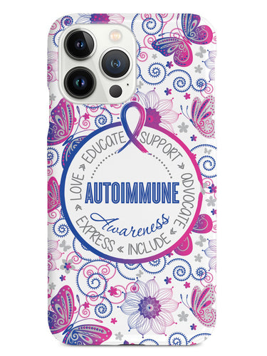 Autoimmune Disease Awareness - Butterfly Pattern Case