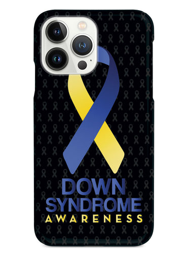 Down Sydrome - Awareness Ribbon - Black Case