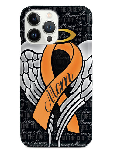 In Loving Memory of My Mom - Orange Ribbon Case