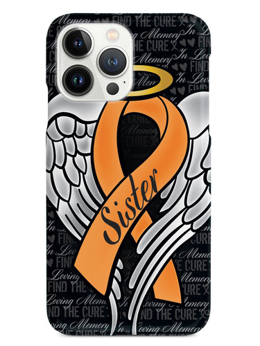 In Loving Memory of My Sister - Orange Ribbon Case