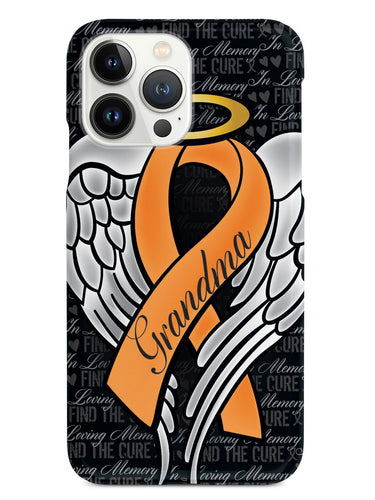 In Loving Memory of My Grandma - Orange Ribbon Case