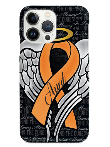 In Loving Memory of My Aunt - Orange Ribbon Case