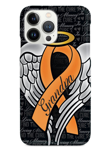 In Loving Memory of My Grandpa - Orange Ribbon Case