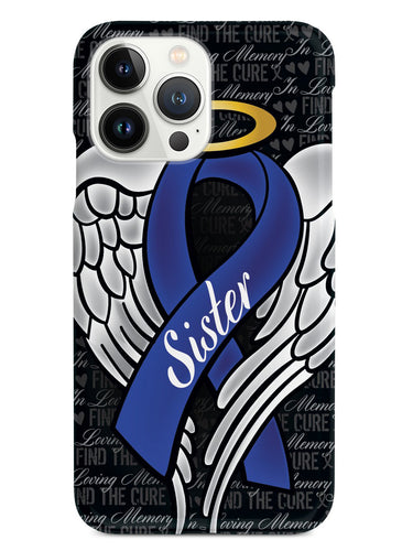 In Loving Memory of My Sister - Blue Ribbon Case