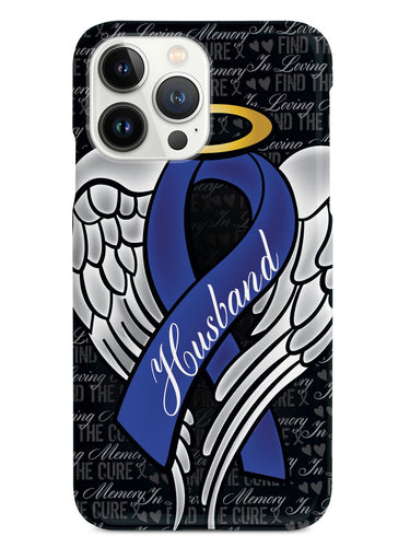 In Loving Memory of My Husband - Blue Ribbon Case