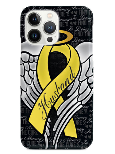 In Loving Memory of My Husband - Yellow Ribbon Case