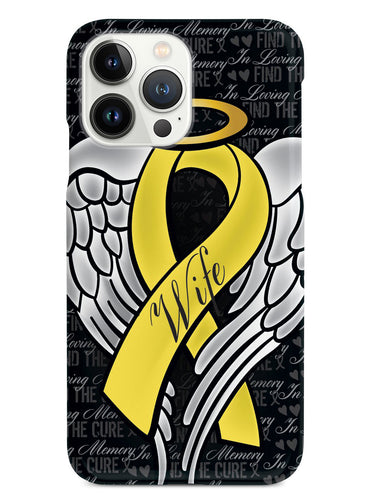 In Loving Memory of My Wife - Yellow Ribbon Case