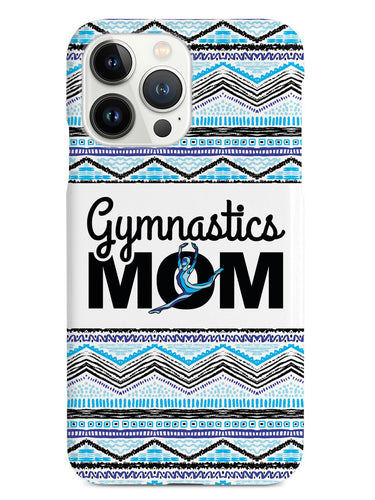 Blue Gymnastics Mom - White Case