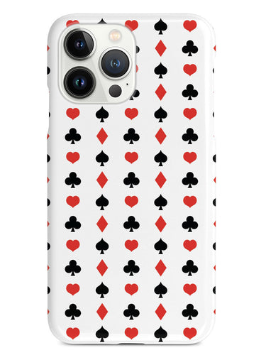 Playcard Suit Pattern - White Case