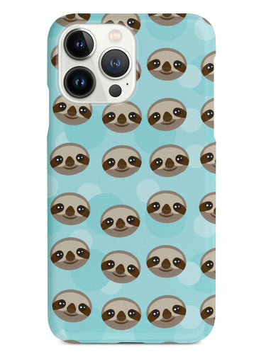 Sloth Pattern - White Case