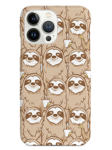 Sloth Cup Pattern - White Case