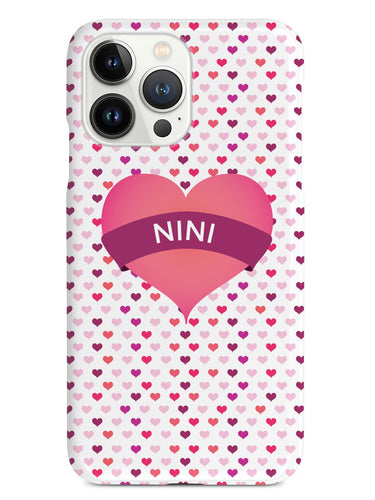 Nini Heart for Grandma Case